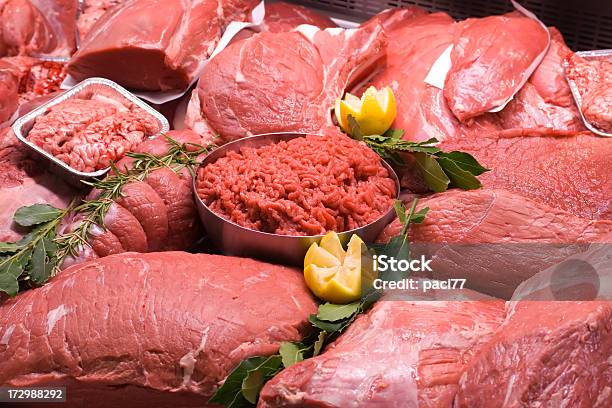 Carne Fresca Foto de stock y más banco de imágenes de Carne - Carne, Ternera, Alimento