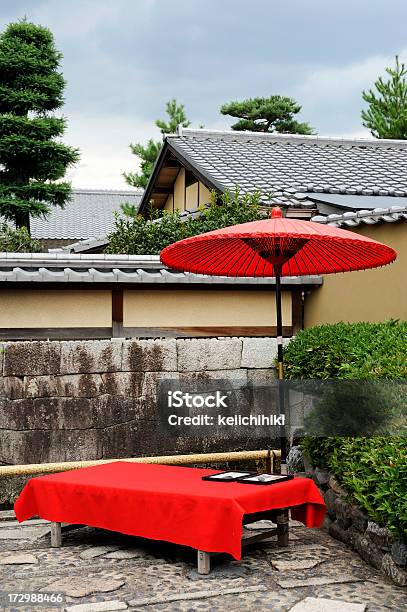 Foto de Japanese Aberto Cafe e mais fotos de stock de Casa de Chá - Casa de Chá, Cidade de Quioto, Vermelho