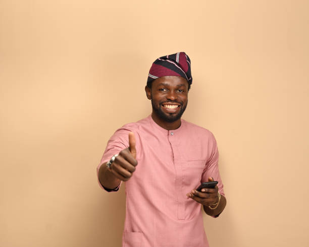 istock African American Local man endorsing a tested application 1729885269