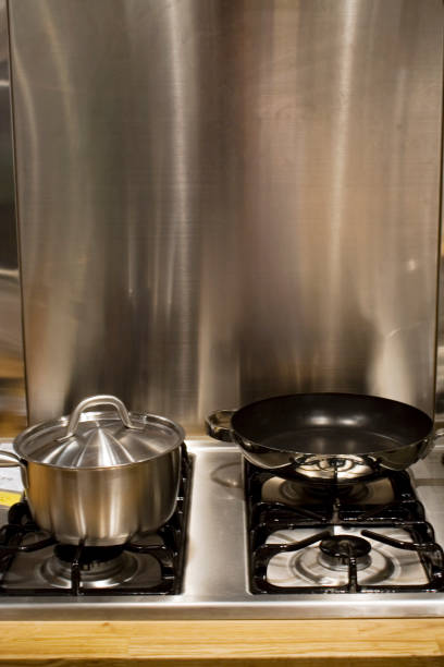 istock gas stove with pans 172989076