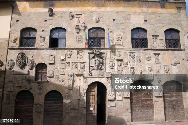 Foto de Palazzo Pretorio Arezzo e mais fotos de stock de Arezzo - Arezzo, Anos 1300, Antigo