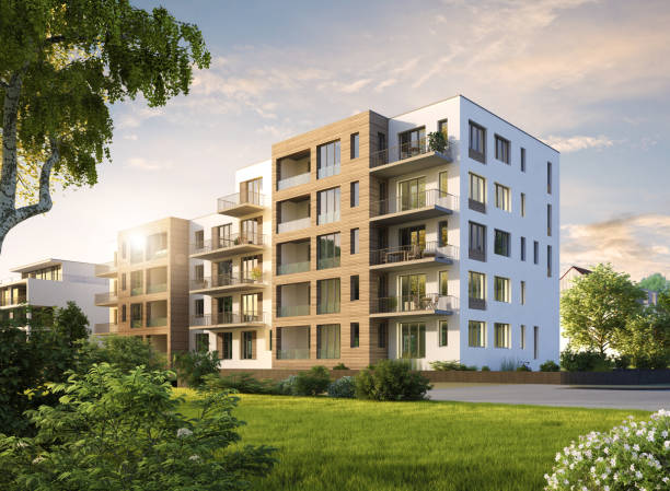 istock modern apartment house with wooden elements 1729892892
