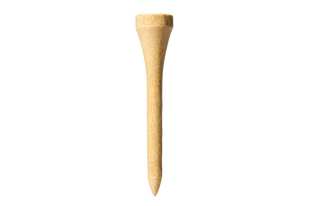 istock New wooden golf tee isolated against white 172989428
