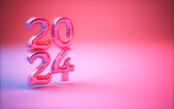 istock New Year 2024 Balloons Sitting on Soft Blue Red Background 1729904134