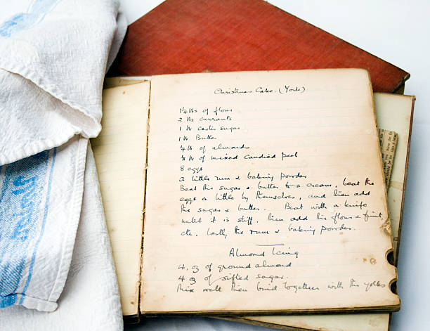 istock Old Christmas Recipe. 172990557