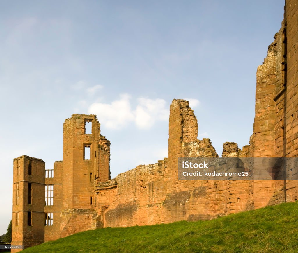 kenilworth castle kenilworth castle warwickshire the midlands england uk Agricultural Field Stock Photo