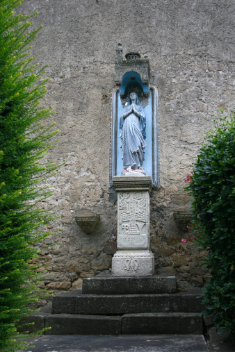 statue of Mary Magdalene, Rennes le Chateau