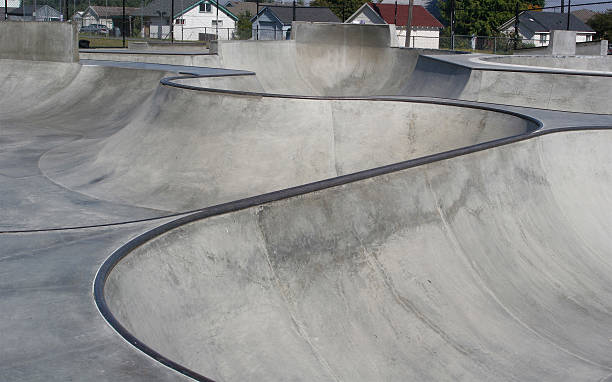 istock Curves of Skateboard Park 172990789