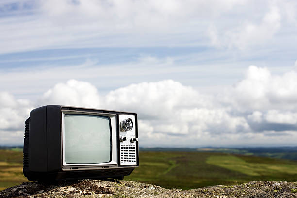 istock Retro TV outdoors 172991969