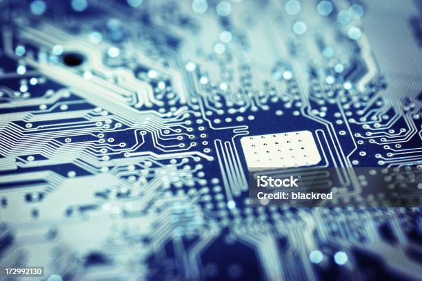 Circuit Board Stock Photo - Download Image Now - Backgrounds, Circuit Board, Close-up