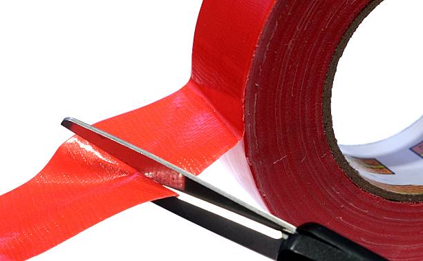 cortar a fita vermelha através - red tape imagens e fotografias de stock