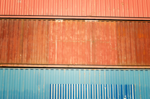 container close-up...
