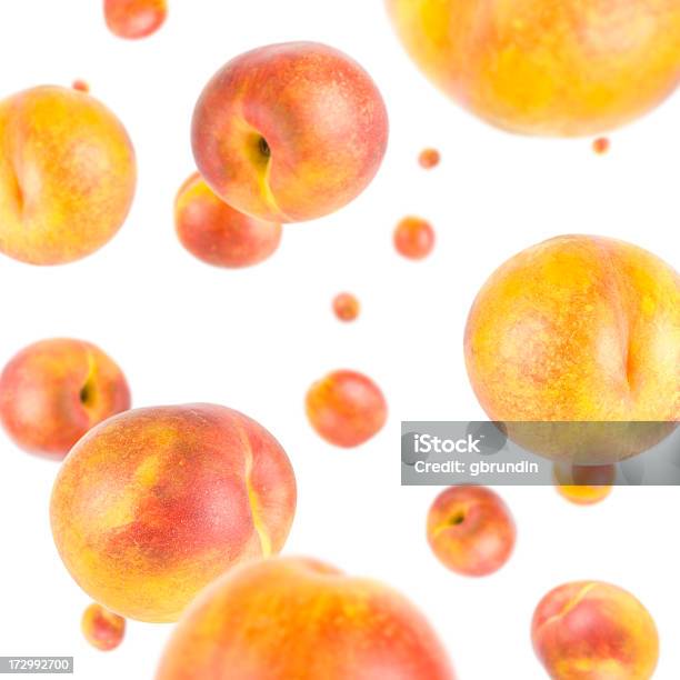 Peach Explosion Stock Photo - Download Image Now - Mid-Air, Peach, Backgrounds