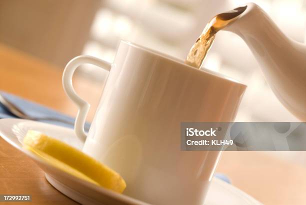 Hot Tea Pour Stock Photo - Download Image Now - Caffeine, Close-up, Cup