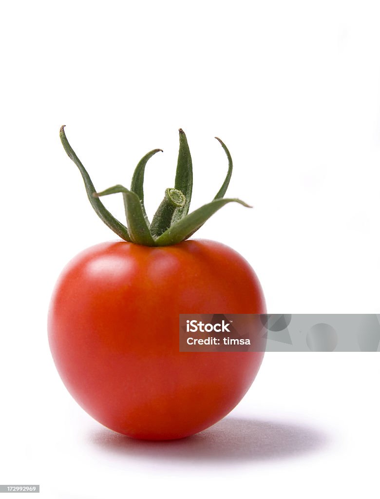 Bio Tomate cerise - Photo de Blanc libre de droits