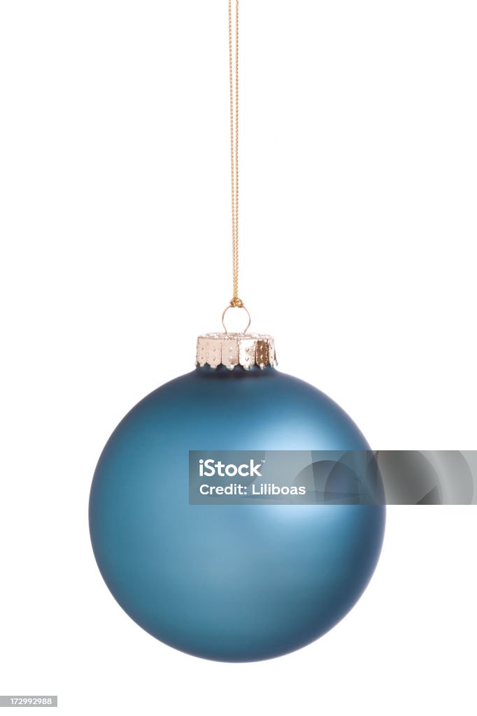 Bola de Natal isolado (XXL - Foto de stock de Azul royalty-free