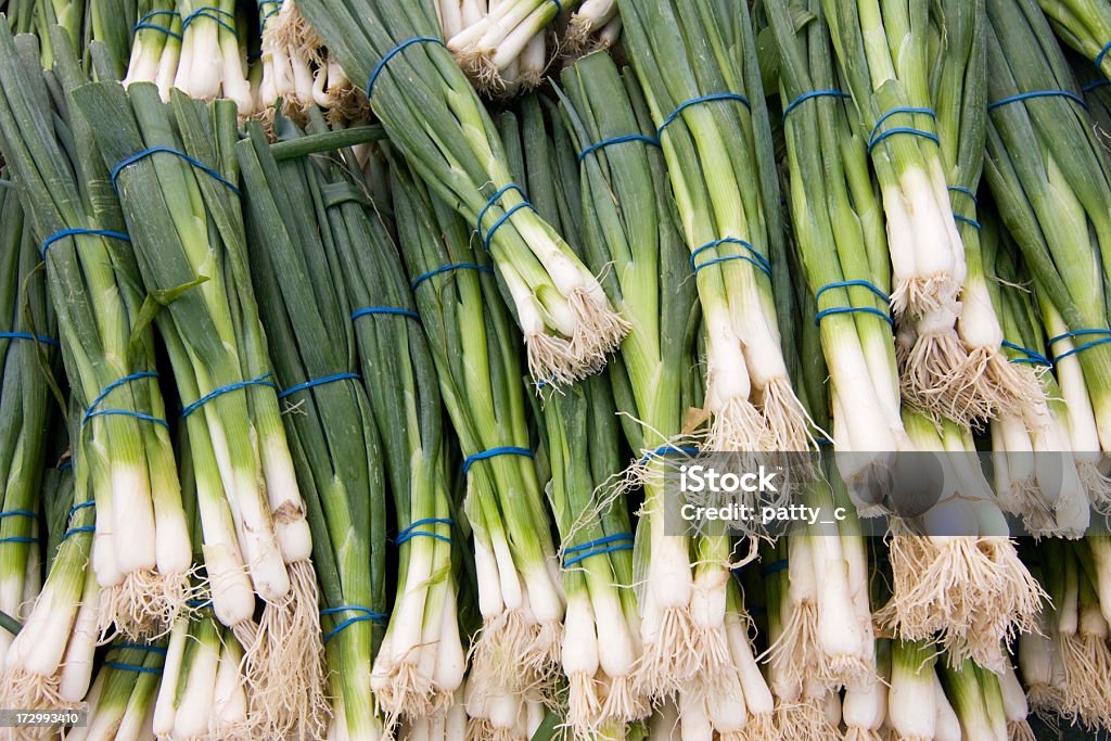Cebollas verde - Foto de stock de Alimento libre de derechos