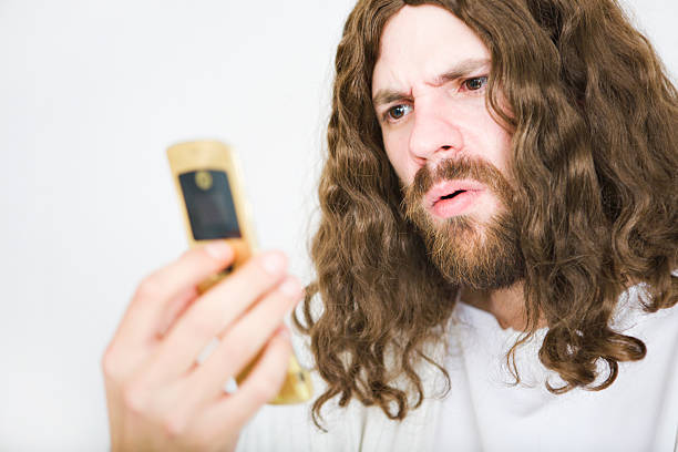 Jesus Using Phone 3,400+ Jesus Talking Stock Photos, Pictures & Royalty-Free Images - iStock