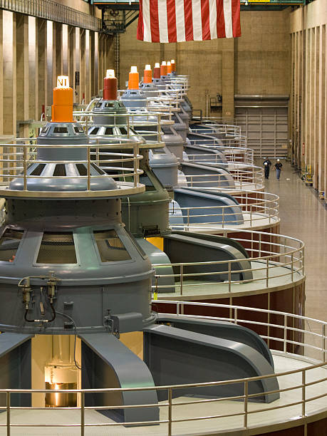 istock Hoover Dam Row of Generators 172994035