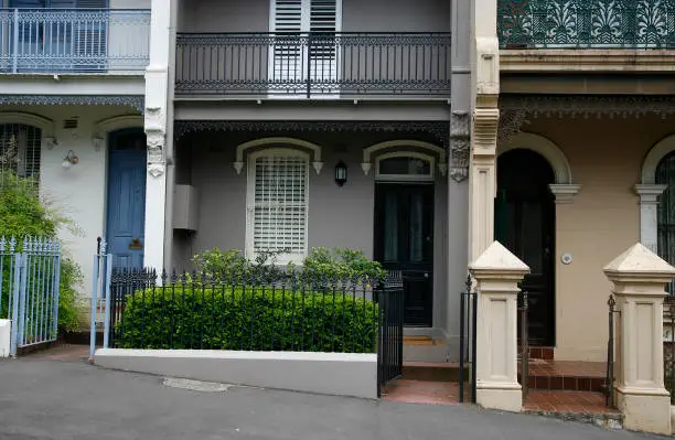 "Terraced houses in Paddington (Sydney, Australia)"