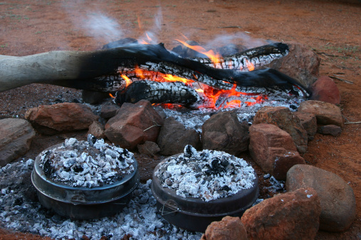 Camp Ovens bush cooking
