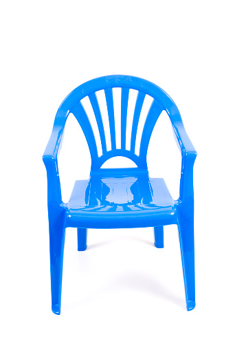 Chair on white background.