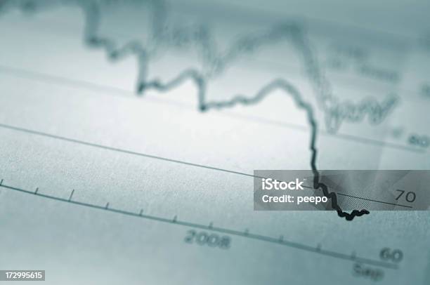 Foto de Série Financeiro e mais fotos de stock de Azul - Azul, Bolsa de valores e ações, Cifras Financeiras