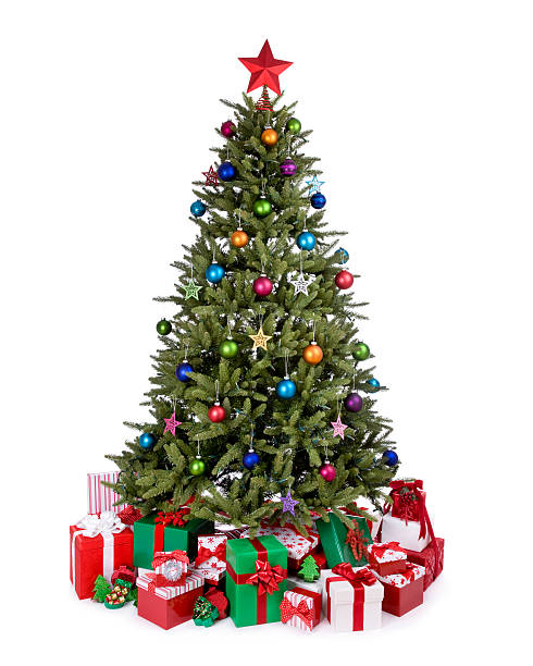 istock Christmas tree with ornaments and presents 172995797