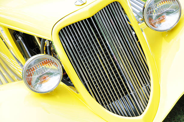 istock Classic American Streetrod Automobile on Display 172995975