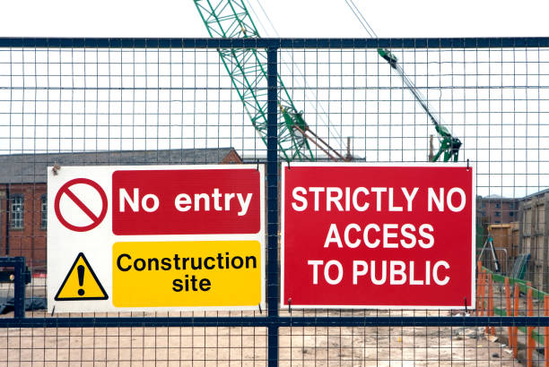 istock No Entry to building site 172997438