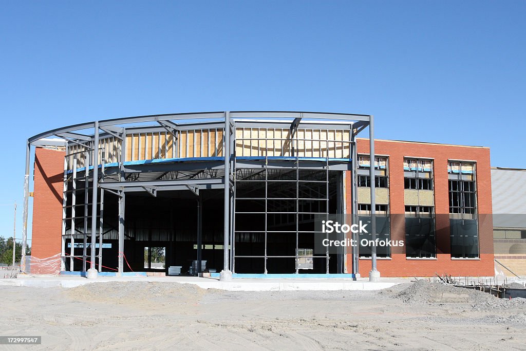 Industrial Lofts oder kommerzielle-Gebäudes im Bau - Lizenzfrei Arbeitsstätten Stock-Foto