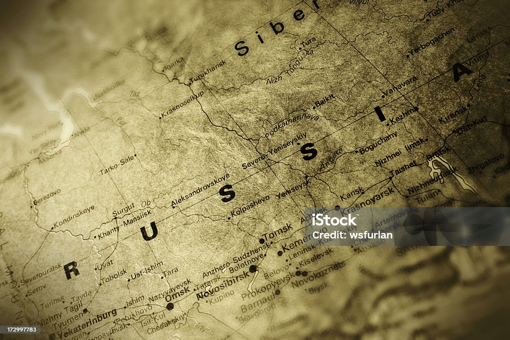 Rusia - Foto de stock de Cartografía libre de derechos