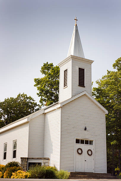 istock White Country Church 172998081