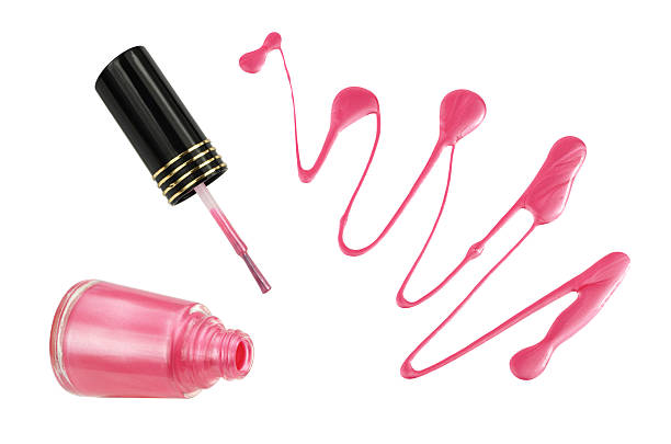 istock Pink nail color, isolated 172998298