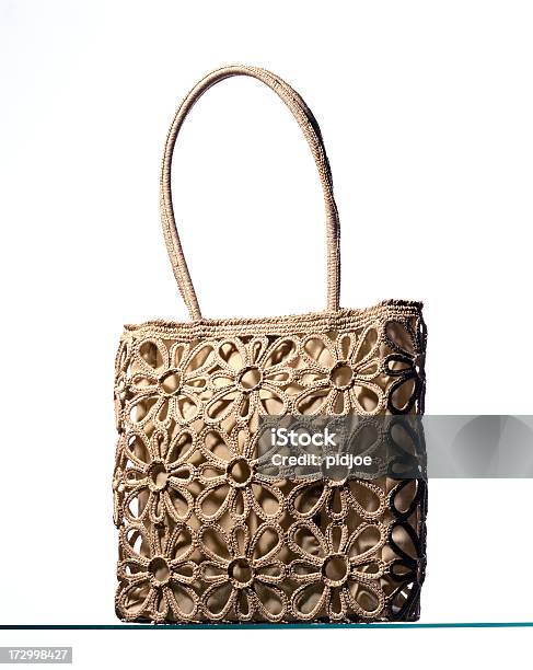 Fashionable Stylish Design Knitted Handbag Stock Photo - Download Image Now - Bag, Beauty, Close-up