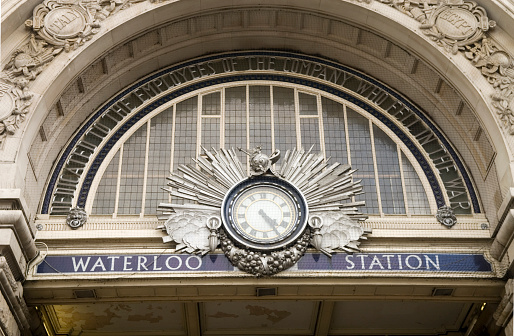 Entrance into Waterloo Station, London, England
