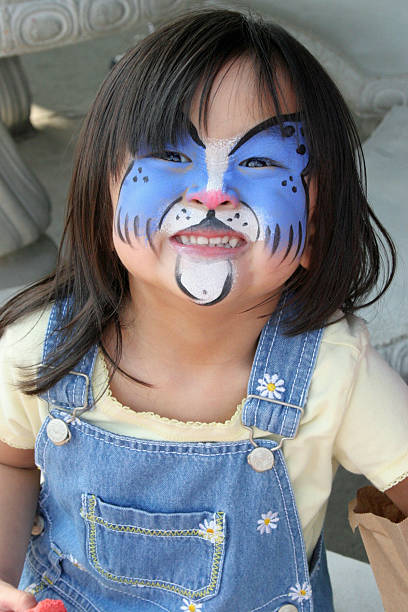 istock Chinese toddler with face painted 172999135