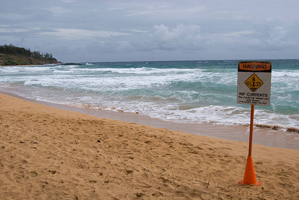 istock Turbulent Ocean - Closed to Visitors 172999298