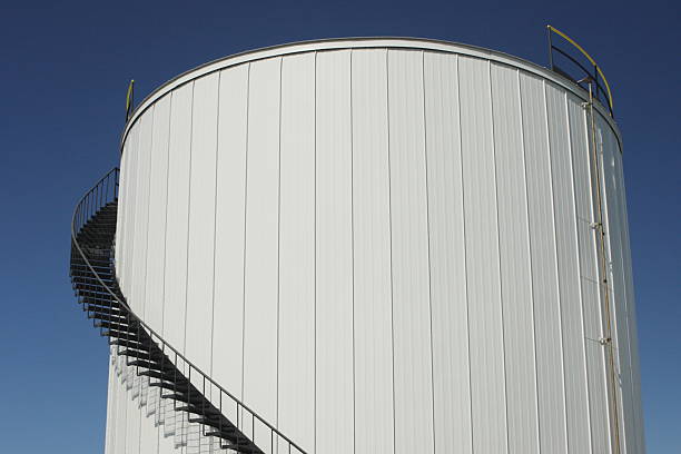 istock Fuel Storage Tank Refinery Spiral Staircase 172999312