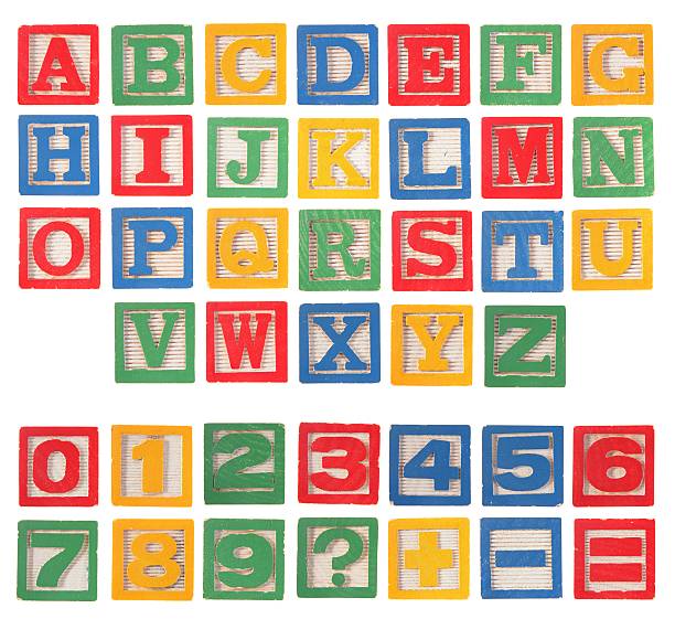 alfabeto conjunto completo xxl com bloco de números - equal sign fotos - fotografias e filmes do acervo