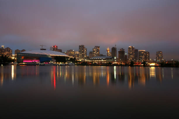 istock Bright Lights Of Vancouver Skyline .Wide Angle From False Creek 172999911
