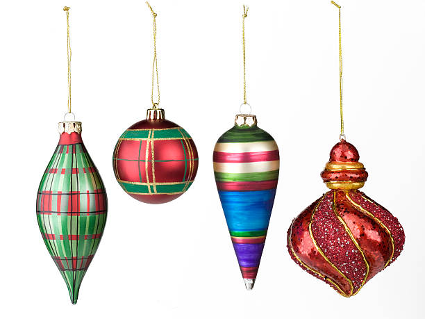 istock Four Fancy Christmas Ornaments 173000165