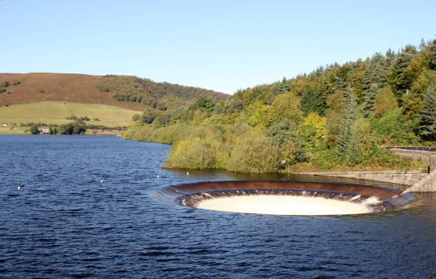 istock Giant plughole, Ladybower Reservoir Peak District 173000258