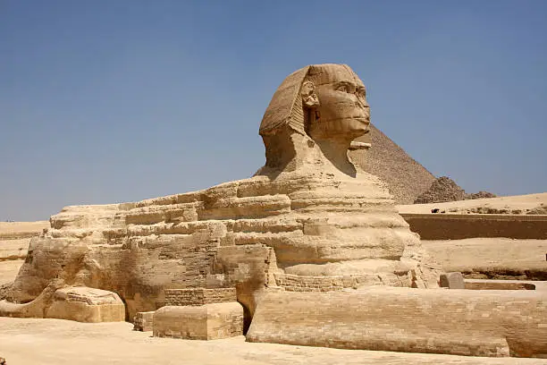 sphinx from Gizapyramid Egypt