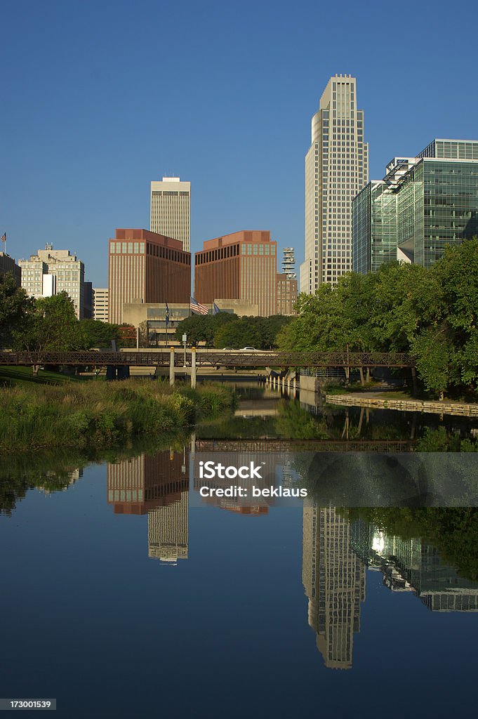 Omaha à l'aube - Photo de Omaha - Nebraska libre de droits