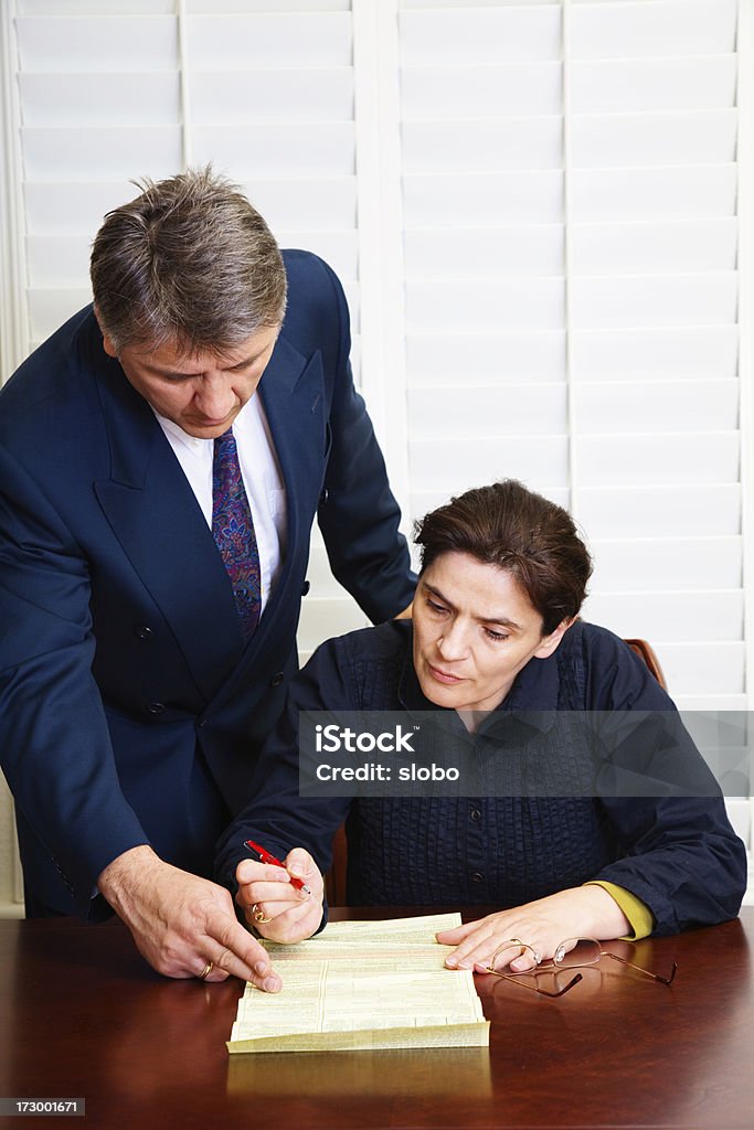 Contrato de Aconselhamento - Royalty-free Acordo Foto de stock