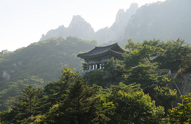 A Buddhist temple in the Forrest in Korea