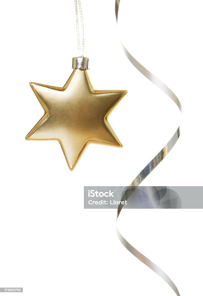 Estrelas de Natal - Foto de stock de Ouro - Metal royalty-free