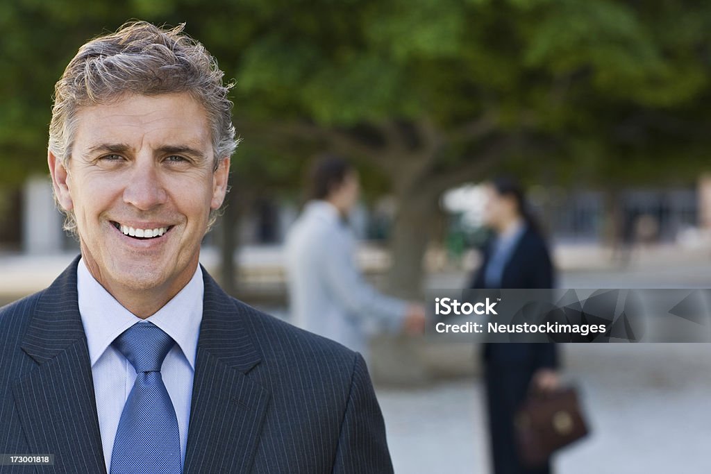 Retrato de um sorridente empresário maduro - Royalty-free 50 Anos Foto de stock