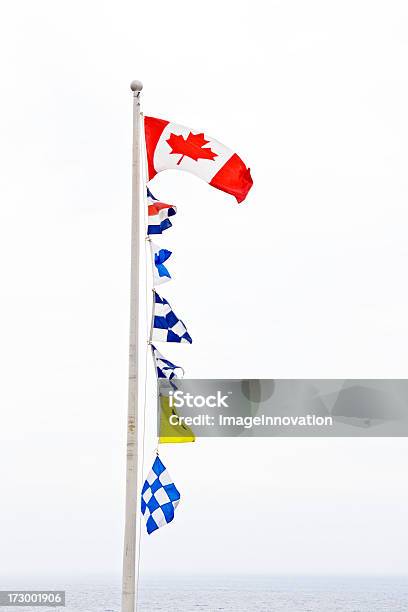 Maritime Signal Flags Stock Photo - Download Image Now - Nautical Flag, White Background, Canadian Flag